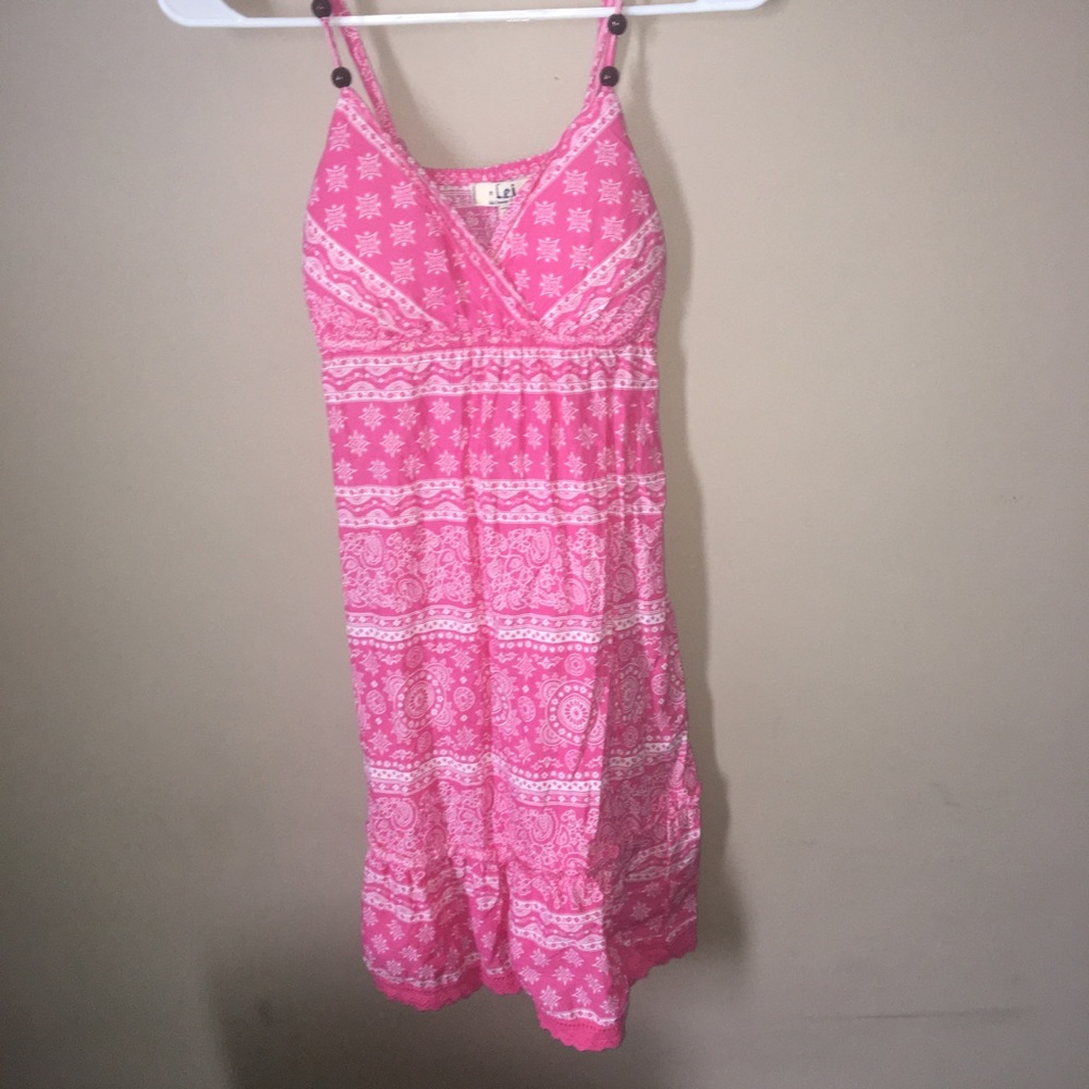 Pink summer dress